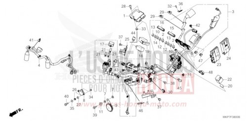 WIRE HARNESS CB500XAN de 2023